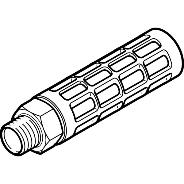U-1-B-NPT Schalldämpfer