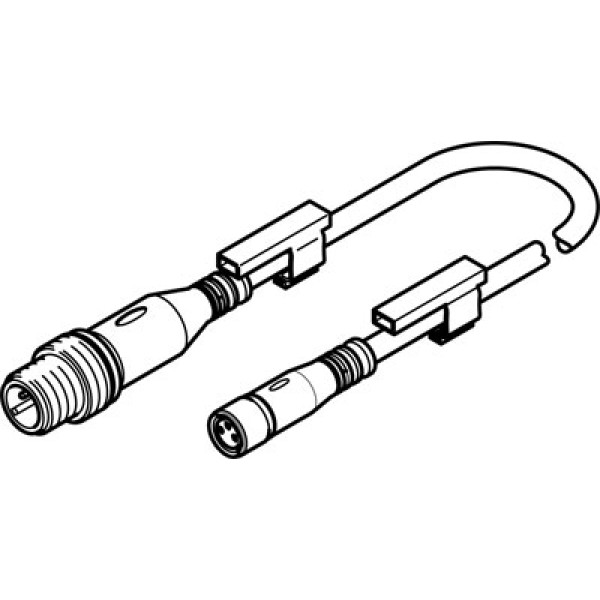 NEBU-M8G3-K-0.5-M12G3 Verbindungsleitung