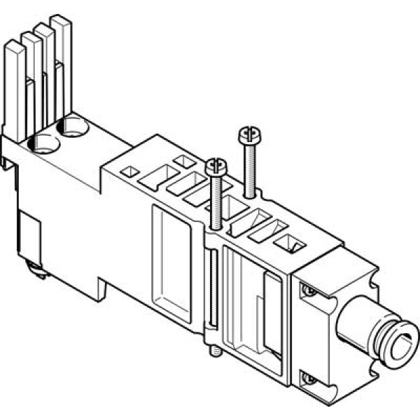 VMPA2-VSP-QS1/4 Vertikal-Versorgungsplatte