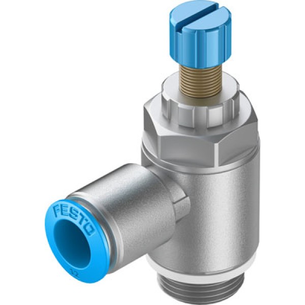 GRLA-1/2-QS-12-RS-D Drossel-Rückschlagventil