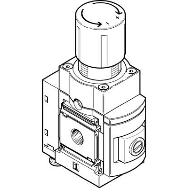 MS6-LRPB-1/2-D5-A8 Präzisions-Druckregelventil