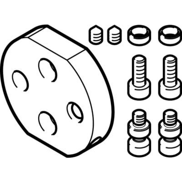 DHAA-G-Q11-8-B2/B3-10 Adapterbausatz