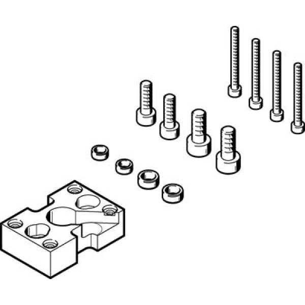 DHAA-G-Q5-12-B8-16 Adapterbausatz