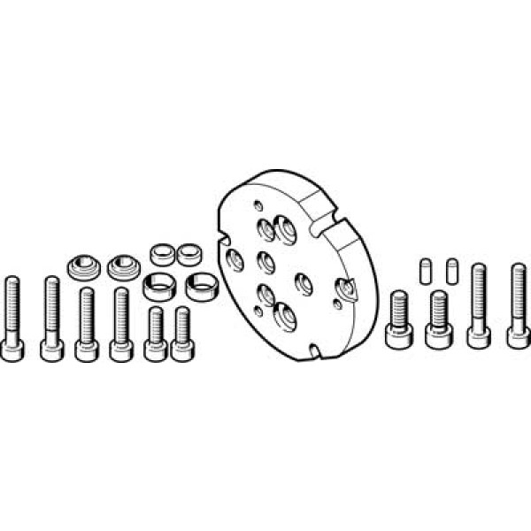 DHAA-G-H2-20-B13G-50 Adapterbausatz