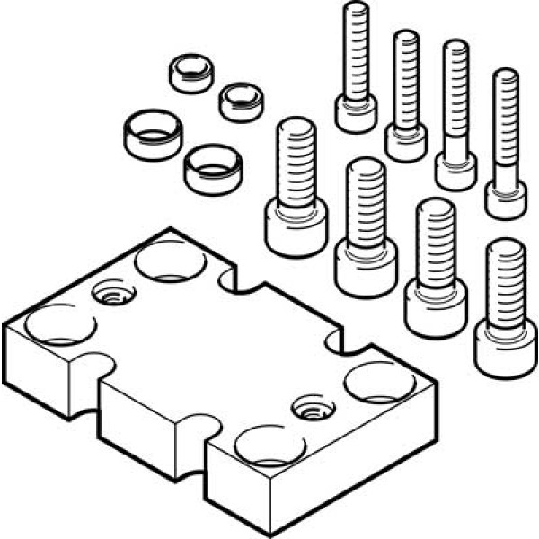 DHAA-G-H2-25-B11-40 Adapterbausatz