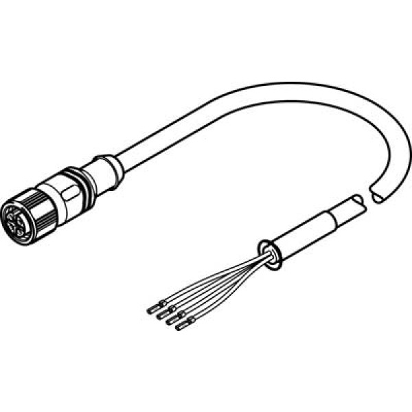 NEBM-M12G4-RS-15-N-LE4 Motor cable