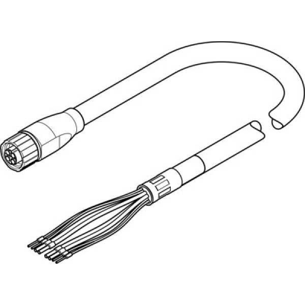 NEBM-M16G8-E-10-Q9-LE8-1 Motor cable