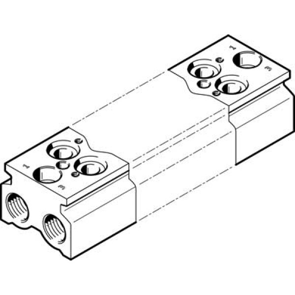 CPE18-3/2-PRS-3/8-10-NPT Anschlussblock