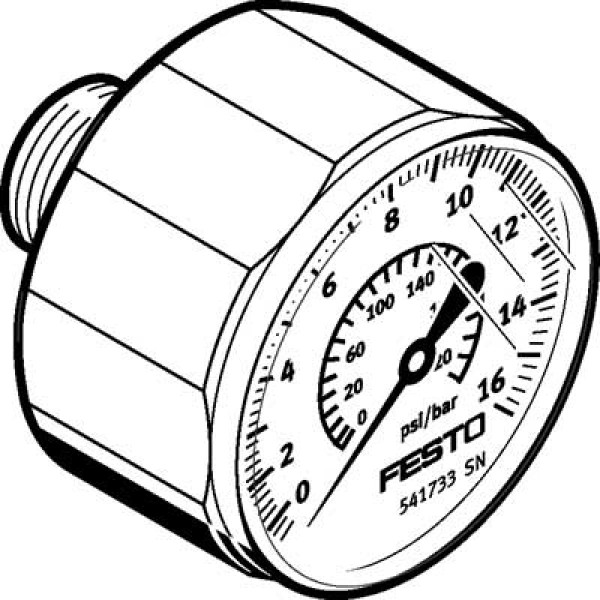 MA-27-16-R1/8 Manometer