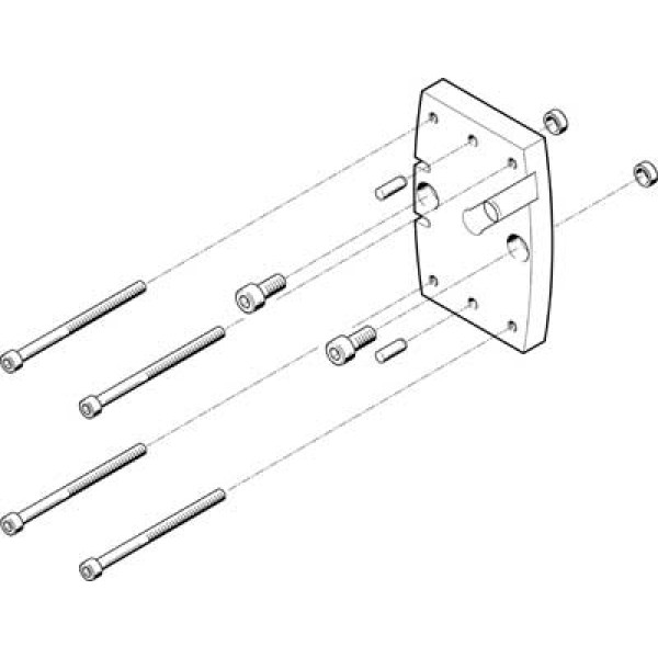 HAPG-SD2-28 Adapterbausatz