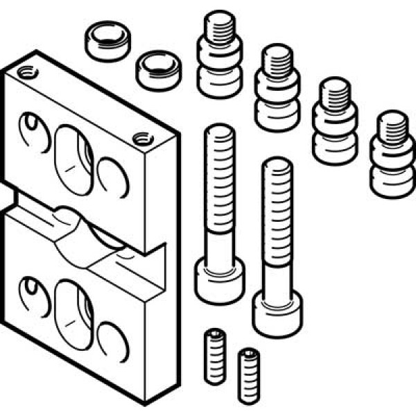 DHAA-G-Q5-25-E-B11-25 Adapterbausatz