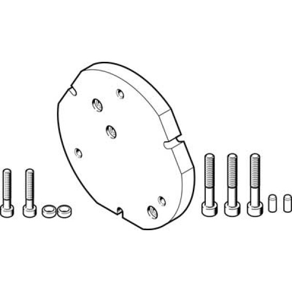 DHAA-G-H2-25-B13-63 Adapterbausatz