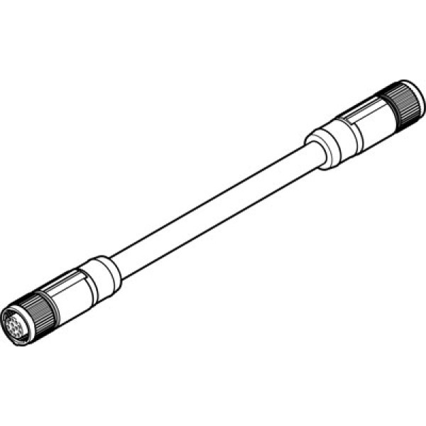 NEBS-M12G12-KS-2-SM12G12 Verbindungsleitung