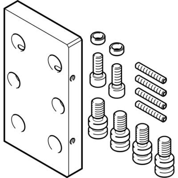 DHAA-G-G3-25-B11-40 Adapterbausatz