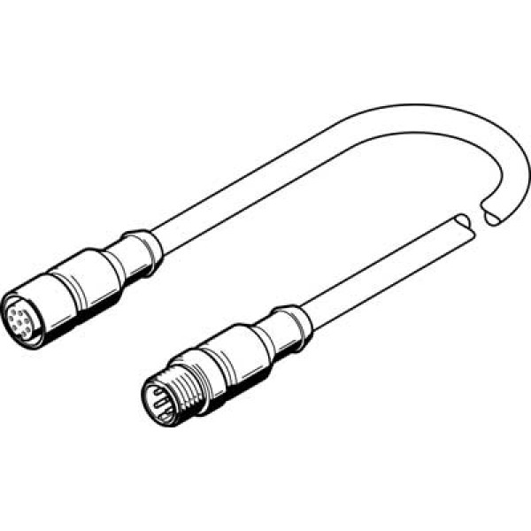 NEBV-M12G8-K-5-M12G4 Anschlussleitung