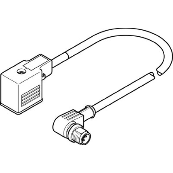 NEBV-B2W3F-P-K-0.6-N-M12W3 Verbindungsleitung