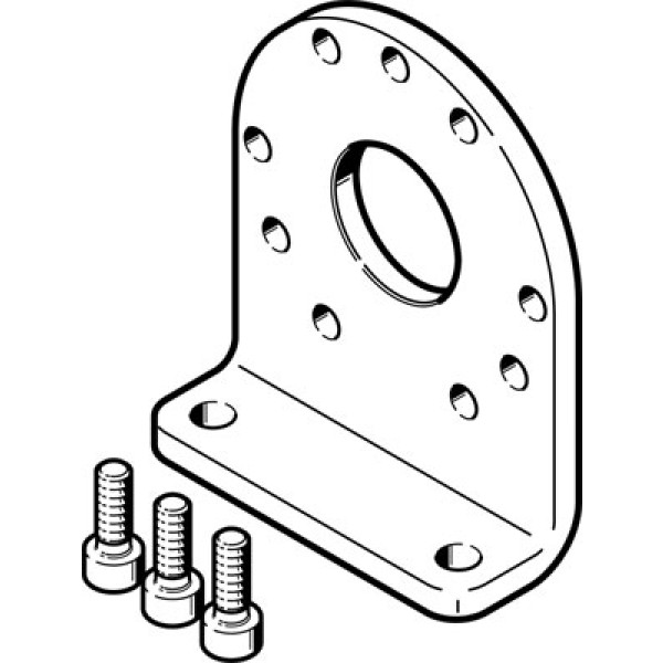 DAMH-Q12-25 Fußbefestigung