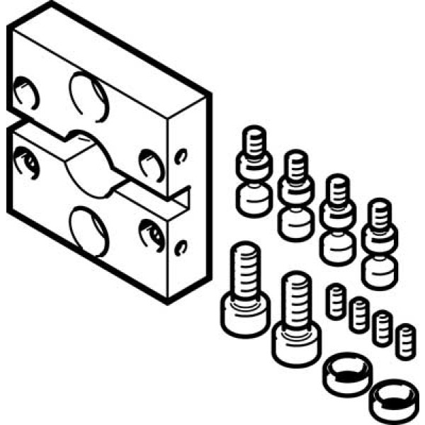 DHAA-G-Q5-16-B11-16 Adapterbausatz