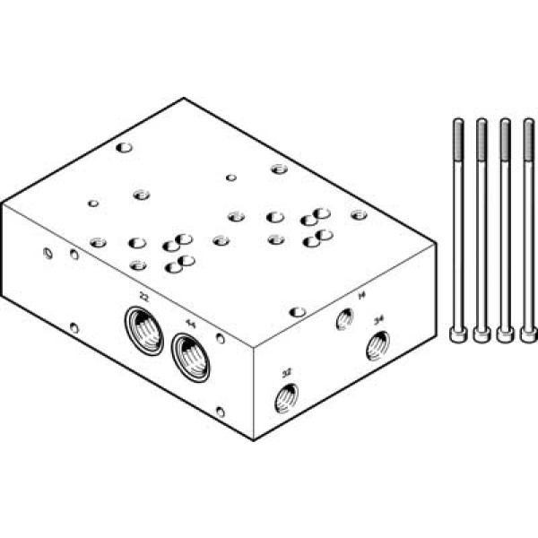 VABP-S1-2V1G-G38-2 Anschlussplatte