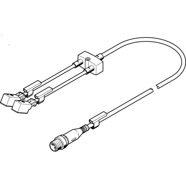 NEDY-L2R1-V1-Z4W2Z-U-0.3L-M12G4-2.5R Verteiler