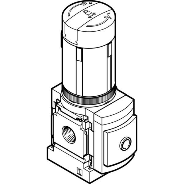 MS6N-LRB-1/2-D5-A4-AS Druckregelventil