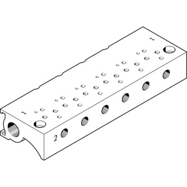 MHA1-P10-2-M3 Batterieblock