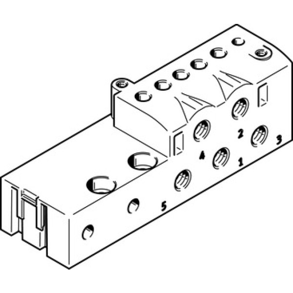 MHA2-AS-5-M5 Anschlussplatte