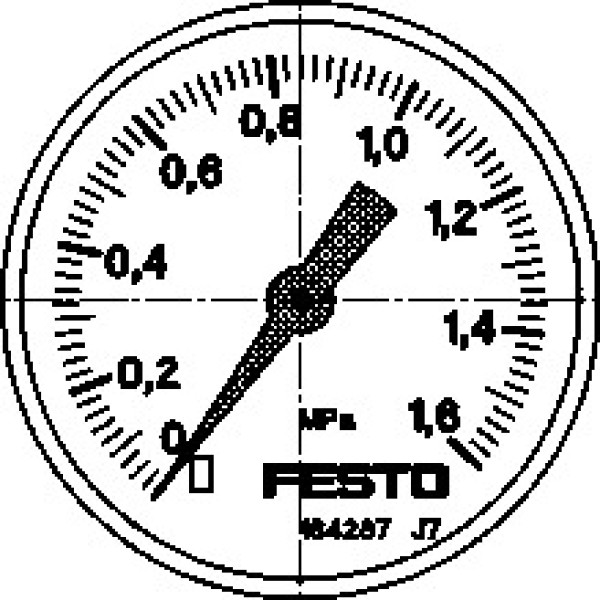 MA-40-1,6-G1/8-MPA Manometer