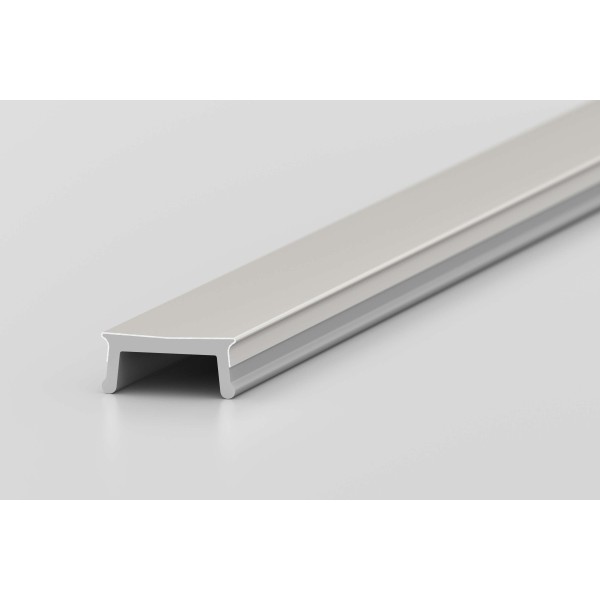 Abdeckprofil 8 K/Al, weißaluminium ähnlich RAL 9006