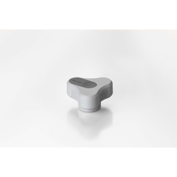 Dreisternmutter Pi D34 M5 PA, grau