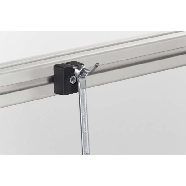Einzelhaken 8 40x20, schwarz ähnlich RAL 9005