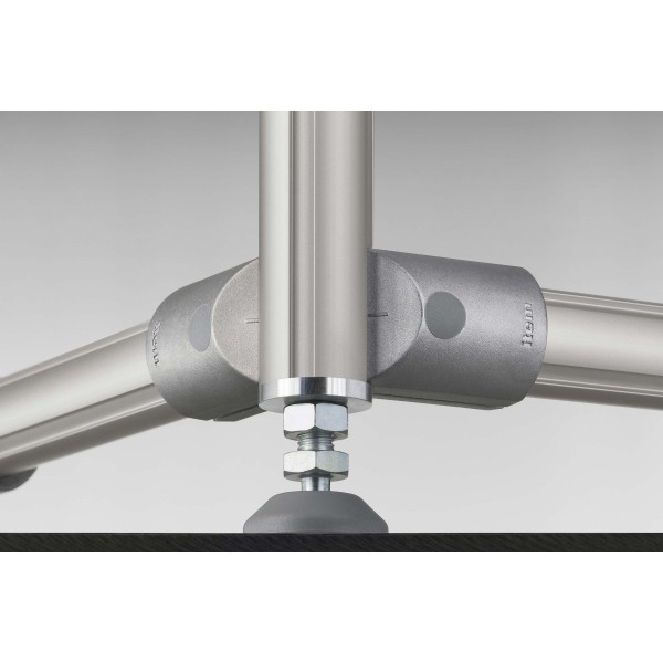 Gewindeeinsatz Profilrohr D30 M6 Al, natur