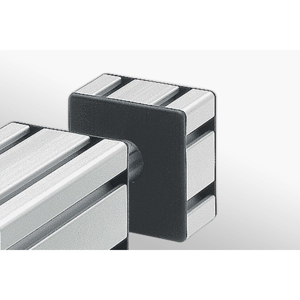 Klemmblock-Abdeckkappe 8 80x80 D25, schwarz