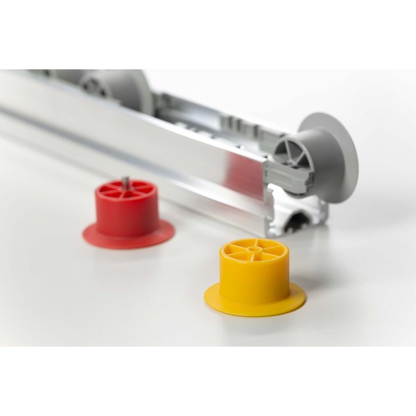 Rolle D30-23 mit Bordscheibe, signalgelb ähnlich RAL 1003