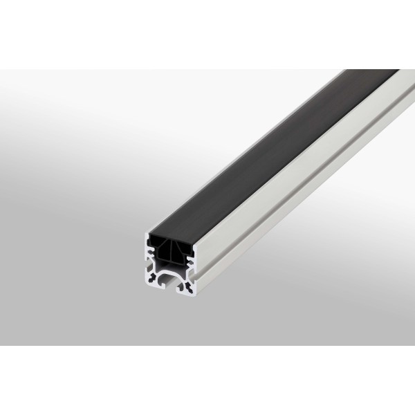 Rollenschiene 8 40x40, Gleitleiste ESD, schwarz