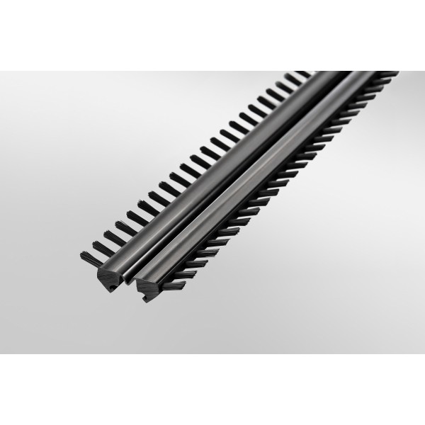 Bürstenleiste D30 T2 ESD, schwarz ähnlich RAL 9005