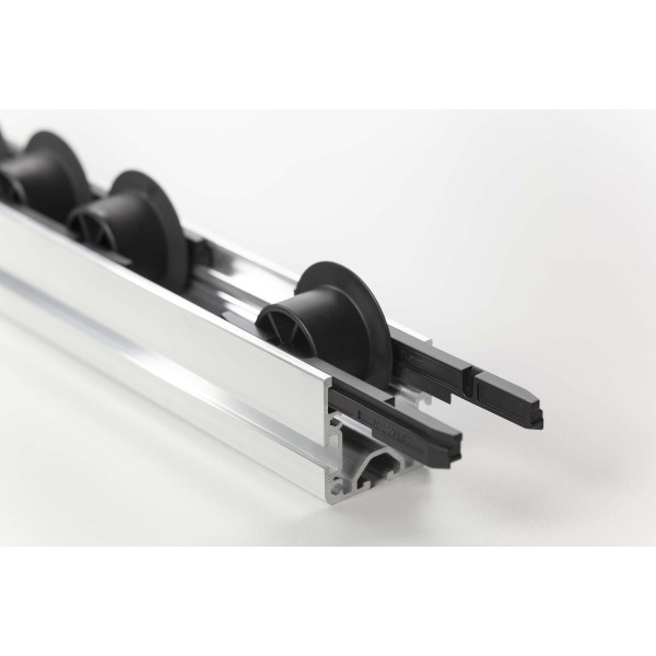 Lagerschiene 100 D4-50 ESD, schwarz ähnlich RAL 9005