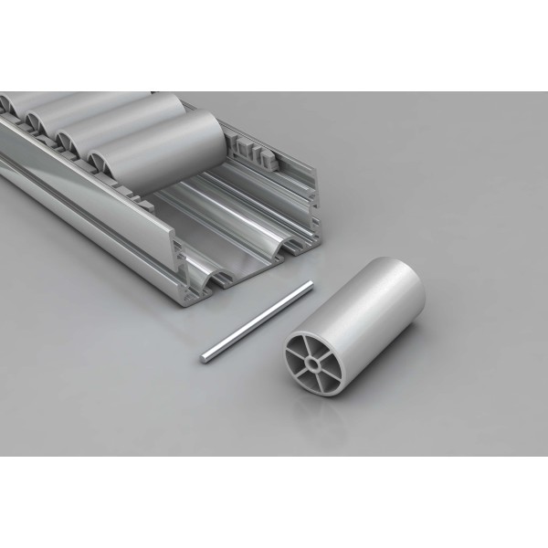 Rolle D30-63, grau ähnlich RAL 7042