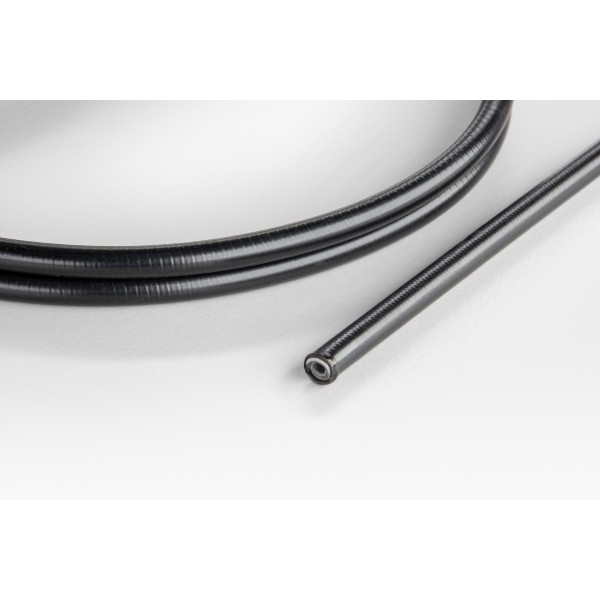 Bowdenzughülle D5/D1,5, schwarz ähnlich RAL 9005, Zuschnitt