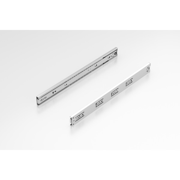 Teleskopschiene 12,7x45,7 L500 mit Soft Close, Vollauszug, verzinkt