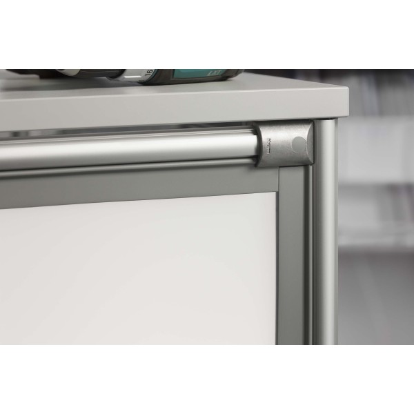 Einfassprofil D30 3-5mm, grau ähnlich RAL 7042