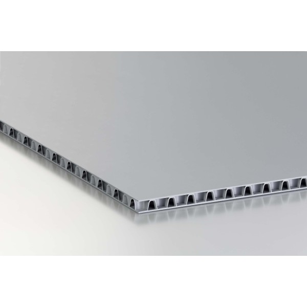 Hohlkammerplatte Con-Pearl® 9,9mm, grau ähnlich RAL 7046