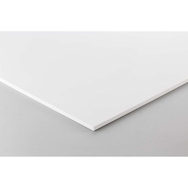 Vollkunststoff 6mm, weiß durchgefärbt ähnlich RAL 9003