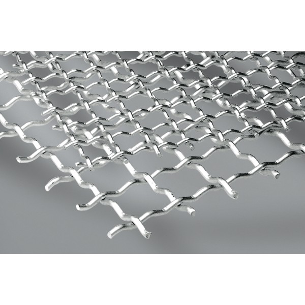 Wellengitter Al 3mm 20x20, naturfarben eloxiert