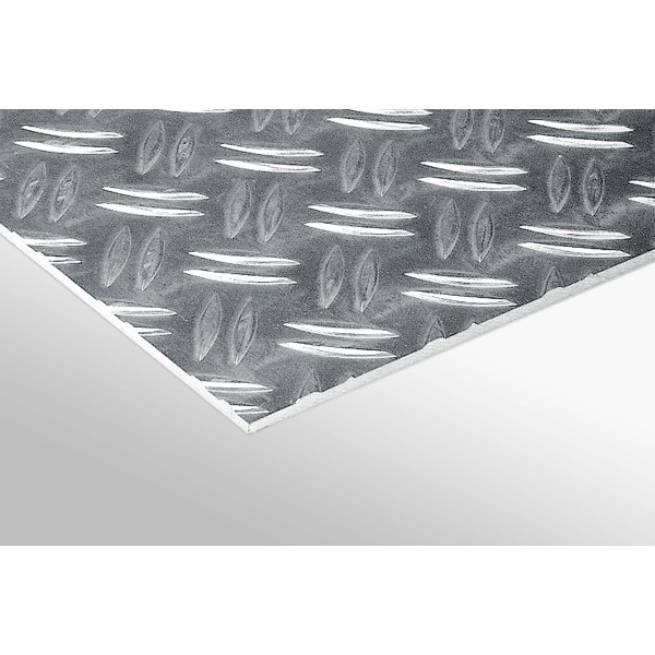 Riffelblech Al 5mm, blank (nicht entfettet)