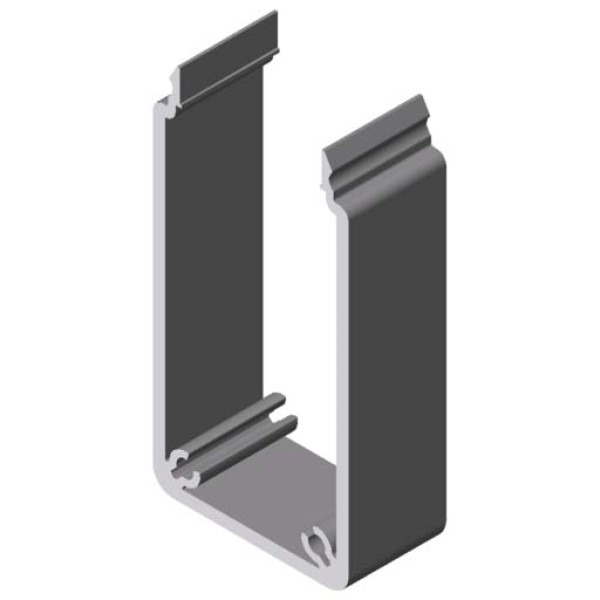 Kanalprofil U 80x40 D40 SE, natur, Zuschnitt