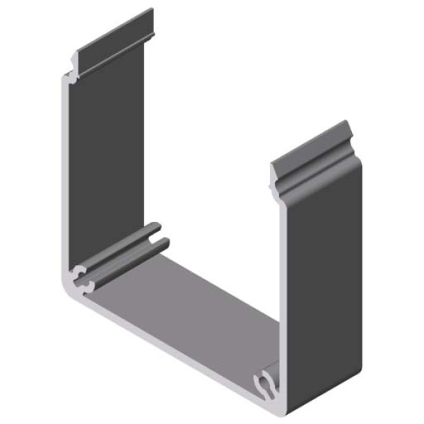 Kanalprofil U 60x60 SE, natur, Zuschnitt