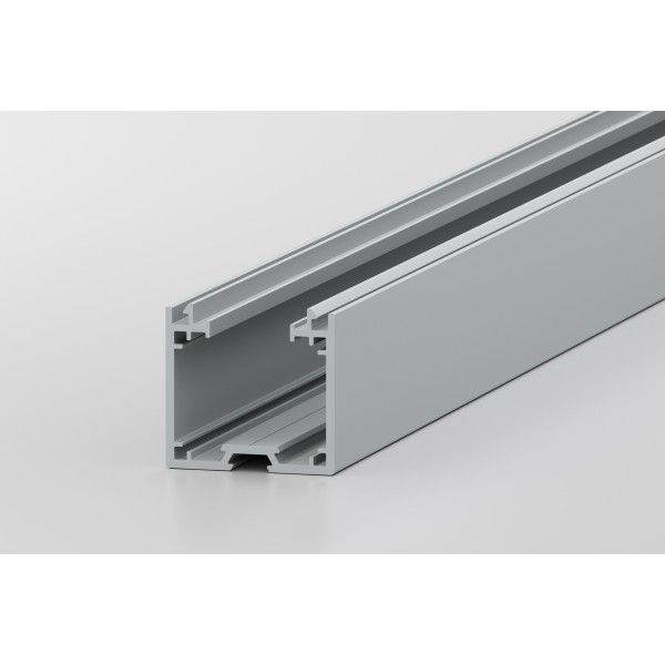 Kanalprofil U 40x40 K, grau ähnlich RAL 7042