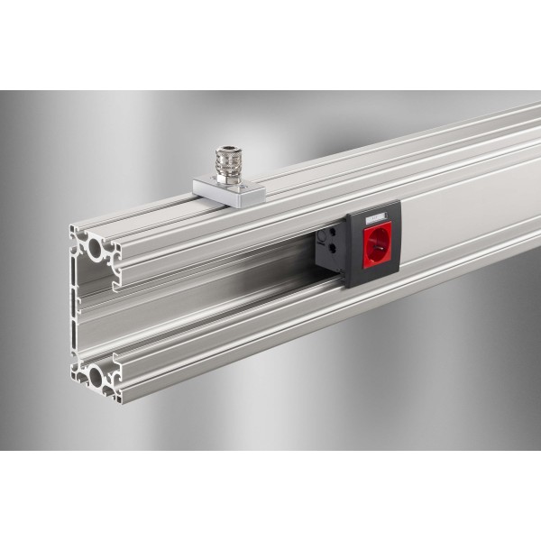 Installationsprofil 8 160x80 K76, natur