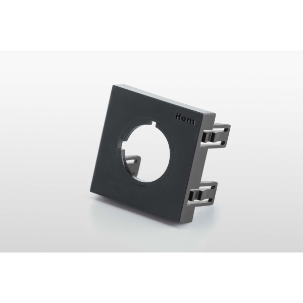 Adapter M45 für Befehls- und Meldegeräte 22mm, schwarzgrau ähnlich RAL 7021